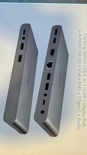 Mediacom MD-C321 Docking Station USB-C to HDMI e Power Charger MEDIACOM