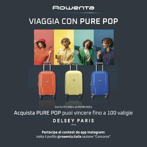 Rowenta Pure Pop DR2022 Stiratore per Indumenti Portatile  20 g/min Corallo Rowenta