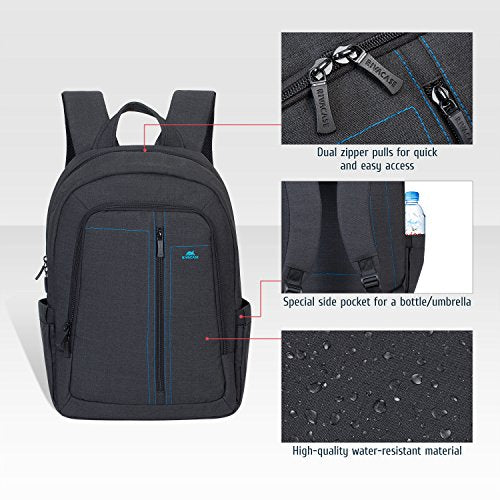 Rivacase 7560 Zaino per Notebook 15.6" Nero RIVACASE