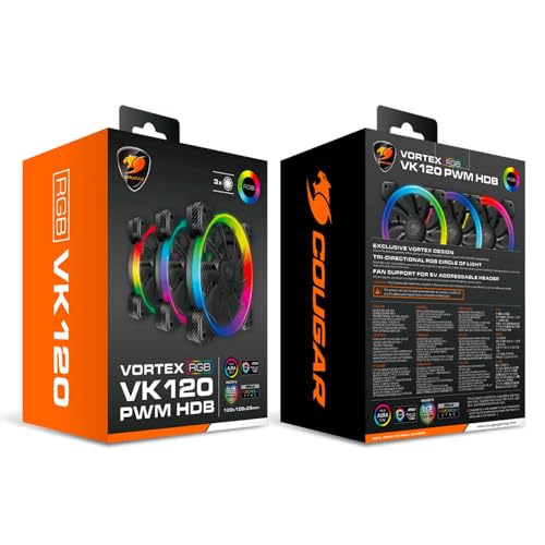 COUGAR Vortex ARGB Kit 3 Ventole 120mm PWM Cougar