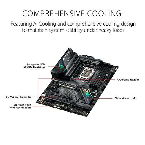 Asus ROG Strix B660-F Gaming Wi-Fi Intel B660 4*DDR5 3*M.2 4*SataIII sk1700 HDMI/DP ATX ASUS