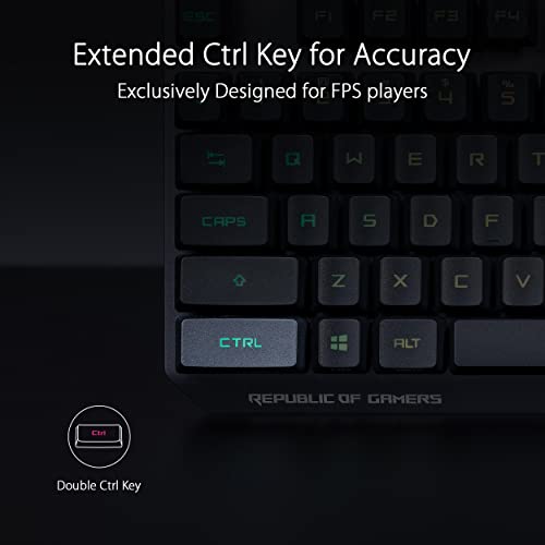 Asus ROG Strix Scope RX TKL RGB Tastiera Meccanica Switch Red Wireless Deluxe Layout IT ASUS