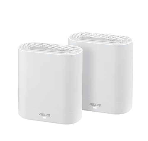 Asus ExpertWifi EBM68 Router Wireless AX 7800Mbps Tri Band Nero 2-Pack ASUS