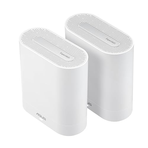 Asus ExpertWifi EBM68 Router Wireless AX 7800Mbps Tri Band Nero 2-Pack ASUS
