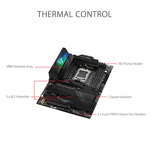 Asus ROG Strix X670E-F Wi-Fi AMD X670 4*DDR5 4*M.2 4*SataIII skAM5 HDMI/DP ATX ASUS