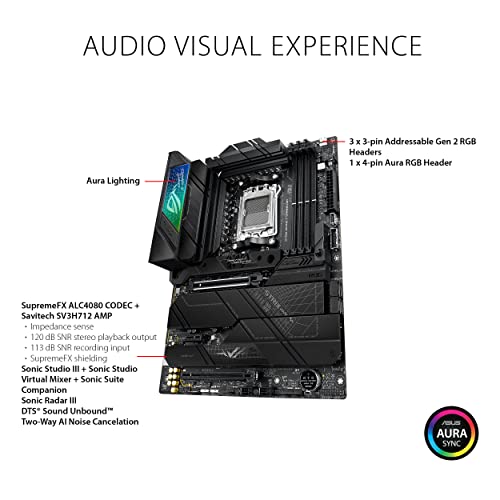 Asus ROG Strix X670E-F Wi-Fi AMD X670 4*DDR5 4*M.2 4*SataIII skAM5 HDMI/DP ATX ASUS