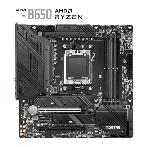MSI MAG B650M Mortar Wi-Fi AMD B650 4*DDR5 2*M.2 6*SataIII skAM5 HDMI/DP mATX MSI Microstar