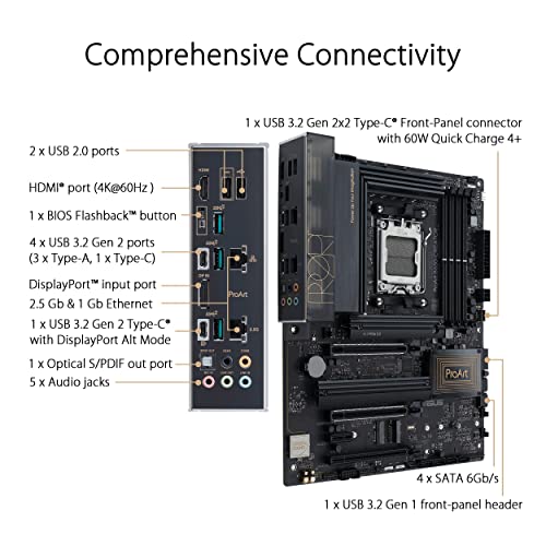 ASUS ProArt B650 Creator AMD B650 4*DDR5 3*M.2 4*SataIII AM5 HDMI/DP ATX ASUS