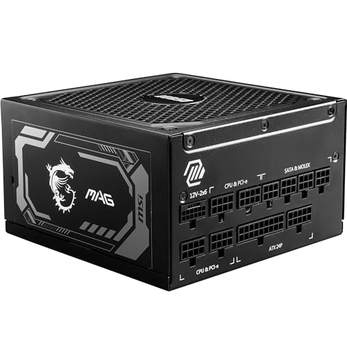 MSI MAG A1000GL PCIE5 1000W Modulare 80+ Gold PFC Attivo ATX 3.1 MSI Microstar