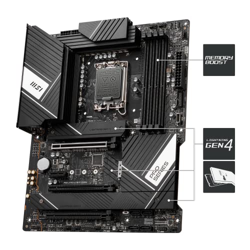 MSI Pro Z790-A Wi-Fi Intel Z790 4*DDR4 4*M.2 6*SataIII sk1700 HDMI/DP ATX MSI Microstar