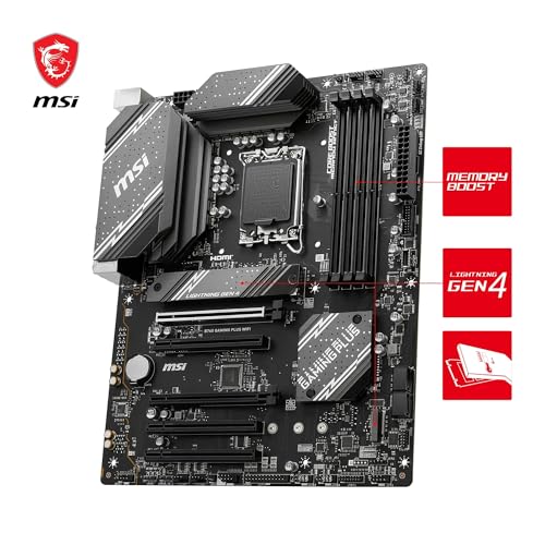 MSI B760 GAMING Plus Wi-Fi DDR5 Intel B760 4*DDR5 2*M.2 4*SataIII sk1700 HDMI/DisplayPort ATX MSI Microstar