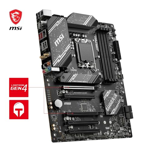 MSI B760 GAMING Plus Wi-Fi DDR5 Intel B760 4*DDR5 2*M.2 4*SataIII sk1700 HDMI/DisplayPort ATX MSI Microstar