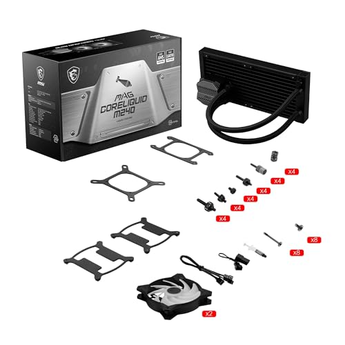 MSI MAG CoreLiquid M240 ARGB CPU Liquid Cooler Intel 1851/1700/1200 AMD AM4/AM5 MSI Microstar