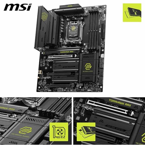 MSI MAG B850 Tomahawk Max Wi-Fi AMD B850 4*DDR5 4*M.2 4*SataIII AM5 HDMI ATX MSI Microstar