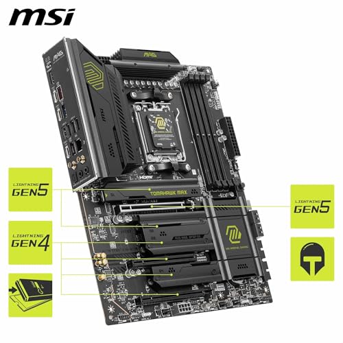 MSI MAG B850 Tomahawk Max Wi-Fi AMD B850 4*DDR5 4*M.2 4*SataIII AM5 HDMI ATX MSI Microstar