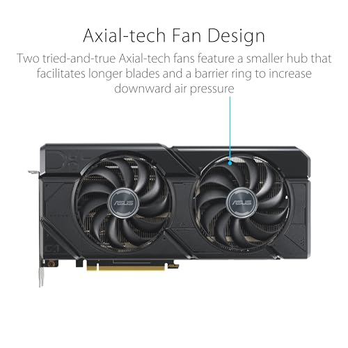 ASUS Dual Radeon RX 7800 XT OC Edition 16GB GDDR6 HDMI/3*DisplayPort PCi Ex 4.0 16x ASUS