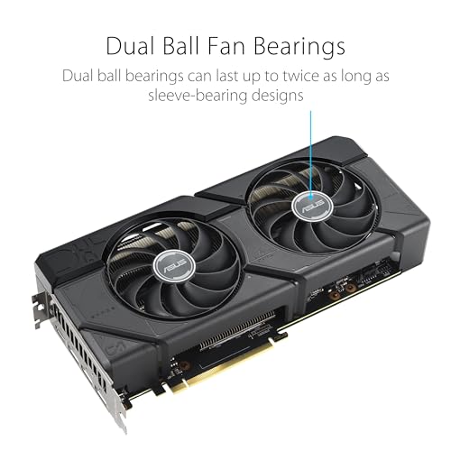 ASUS Dual Radeon RX 7800 XT OC Edition 16GB GDDR6 HDMI/3*DisplayPort PCi Ex 4.0 16x ASUS