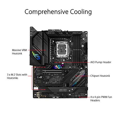 Asus Rog Strix B760-F Gaming WiFi INTEL B760 4*DDR5 3*M.2 4*SataIII sk1700 HDMI/Displayport ATX ASUS