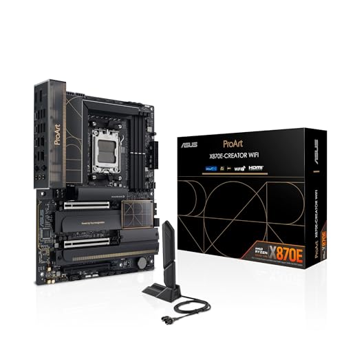 Asus ProArt X870-E Creator Wi-Fi AMD X870 4*DDR5 4*M.2 4*SataIII AM5 HDMI/DisplayPort ATX ASUS