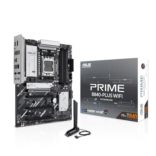 ASUS Prime B840-PLUS Wi-Fi AMD B840 4*DDR5 3*M.2 4*SataIII AM5 HDMI/DisplayPort ATX ASUS