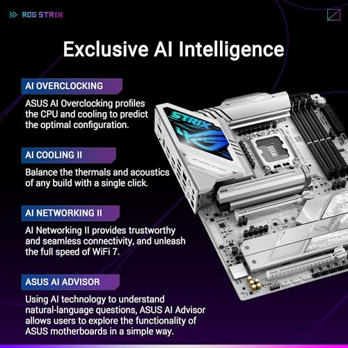 Asus ROG Strix Z890-A Gaming WIFI Intel Z890 4*DDR5 5*M.2 4*SataIII sk1851 HDMI/DisplayPort ATX ASUS