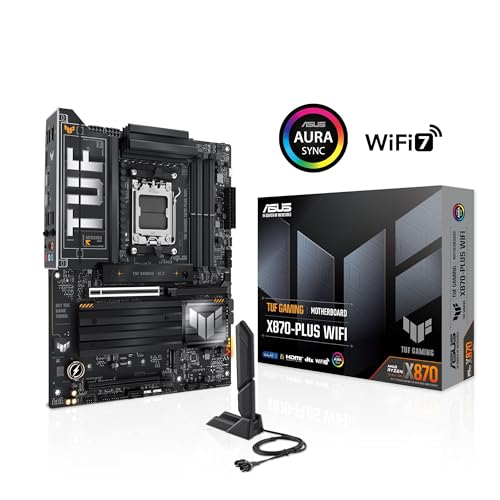 Asus TUF Gaming X870-Plus Wi-Fi AMD X870 4*DDR5 4*M.2 2*SataIII AM5 HDMI ATX ASUS