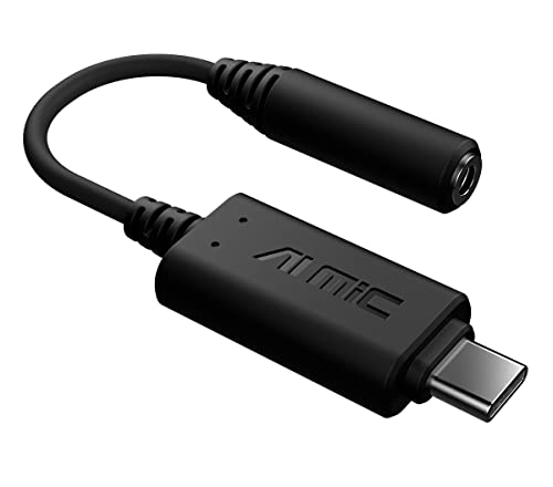 Asus AI Noise-Canceling Mic Adattatore Type-C to jack 3.5mm Nero ASUS