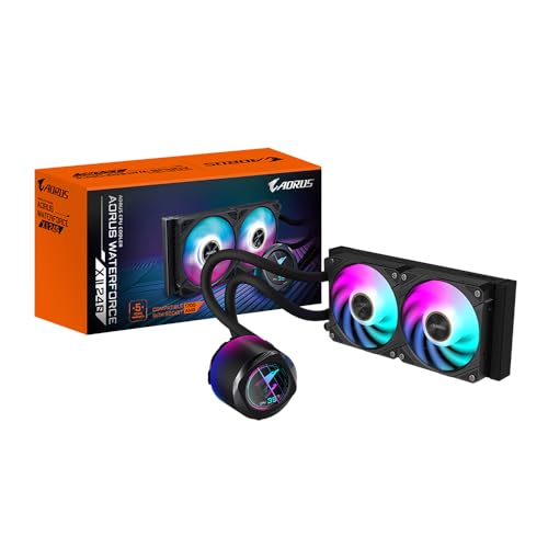 GIGABYTE AORUS Waterforce X II 240 ARGB CPU Liquid Cooler Intel 1851/1700/1200 AMD TR4/AM5/AM4/sTR5 Gigabyte