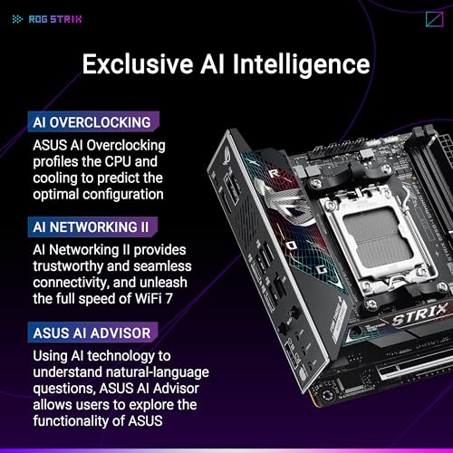 ASUS ROG STRIX B850-I Gaming WIFI AMD B850 2*DDR5 2*M.2 2*SataIII AM5 HDMI Mini-ITX ASUS
