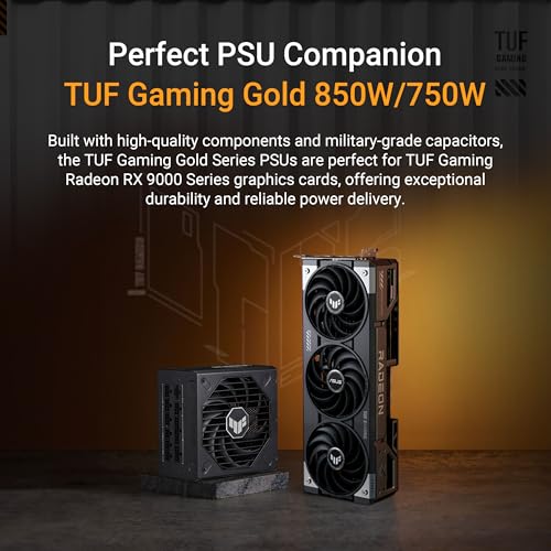 ASUS TUF Radeon RX 9070 XT OC Edition 16GB GDDR6 HDMI/3*DisplayPort PCi Ex 5.0 16x ASUS