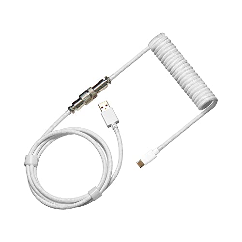Cooler Master Coiled Keyboard Cable Snow White COOLER MASTER
