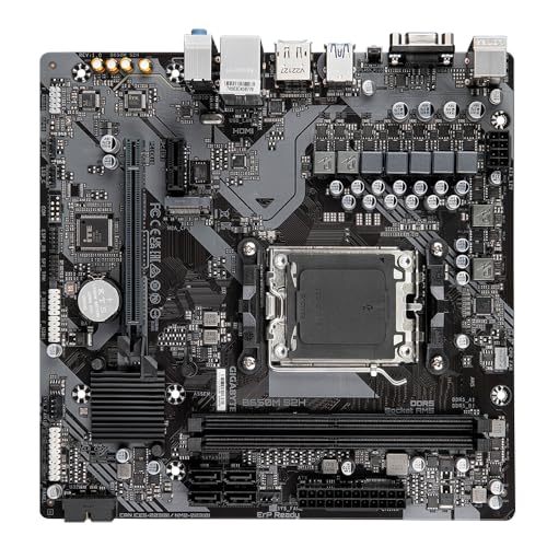 Gigabyte B650M S2H AMD B650 2*DDR5 1*M.2 4*SataIII AM5 HDMI/DisplayPort/VGA mATX Gigabyte