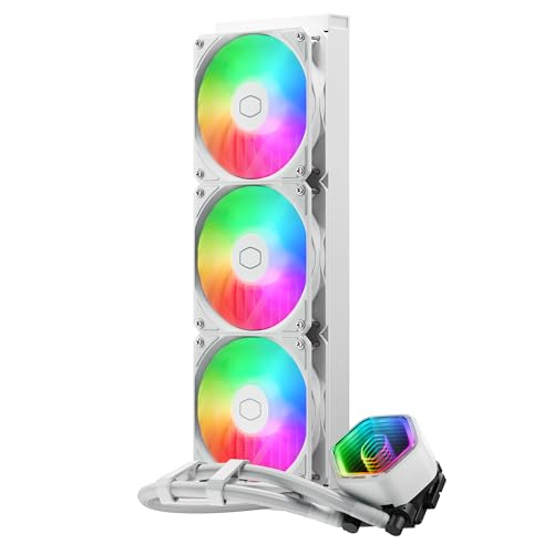 Cooler Master MasterLiquid 360 Core II White ARGB CPU Liquid cooler Intel 1851/1700/1200 AMD AM5/AM4 COOLER MASTER