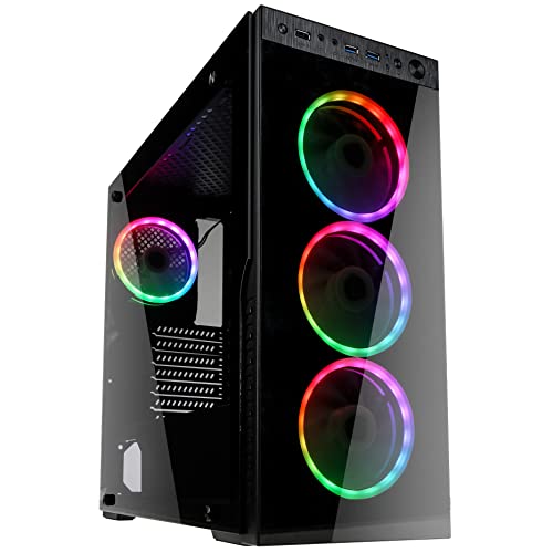 Kolink Horizon ARGB Middle Tower Vetro Temperato No-Power minITX/mATX/ATX Kolink
