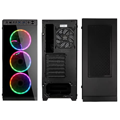 Kolink Horizon ARGB Middle Tower Vetro Temperato No-Power minITX/mATX/ATX Kolink