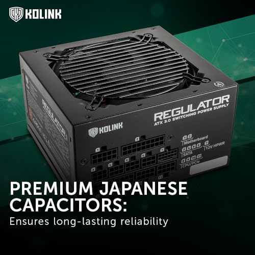 Kolink REGULATOR 750W Modulare 80+ Gold PFC Attivo ATX 3.0 Kolink