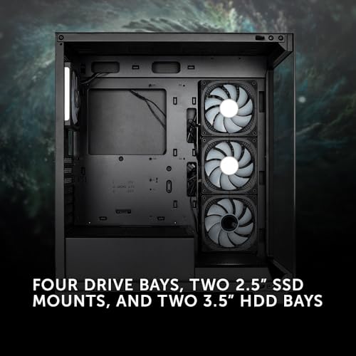 Kolink Unity Peak ARGB Case Mid-Tower Vetro Temperato No-Power minITX/mATX/ATX Kolink