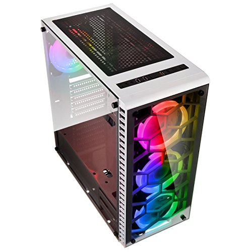 Kolink Observatory ARGB Middle Tower Vetro Temperato No Power minITX/mATX/ATX/E-ATX Bianco Kolink
