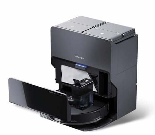 Roborock S8 MaxV Ultra Black Aspirapolvere Robot con Stazione di Pulizia Wi-Fi RoboRock