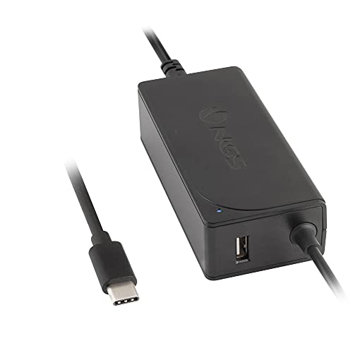 NGS W-65W Alimentatore Notebook 65W Type-C Nero NGS