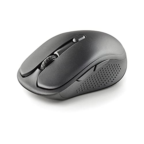 NGX Evo Rust Mouse Ottico Wireless 1600DPI 5 Tasti Nero NGS