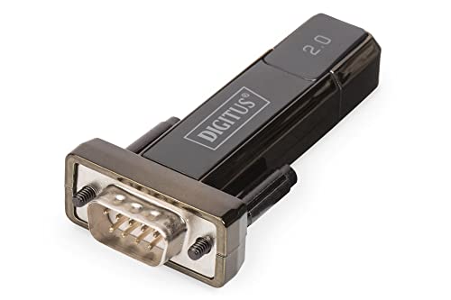 ADATTATORE DIGITUS USB 2.0 "A"/SERIALE RS232 9 PIN MASCHIO - CAVO PROLUNGA CM.80 INCLUSO - Disponibile in 2-4 giorni lavorativi DIGITUS