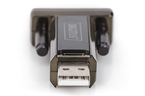 ADATTATORE DIGITUS USB 2.0 "A"/SERIALE RS232 9 PIN MASCHIO - CAVO PROLUNGA CM.80 INCLUSO - Disponibile in 2-4 giorni lavorativi DIGITUS