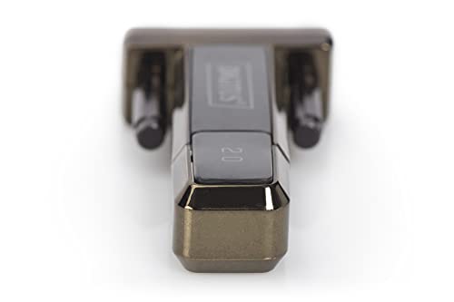 ADATTATORE DIGITUS USB 2.0 "A"/SERIALE RS232 9 PIN MASCHIO - CAVO PROLUNGA CM.80 INCLUSO - Disponibile in 2-4 giorni lavorativi DIGITUS