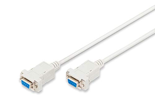 Digitus cavo Null Modem Seriale RS232 Crossover F/F 9 poli 1.8MT - Disponibile in 2-4 giorni lavorativi DIGITUS