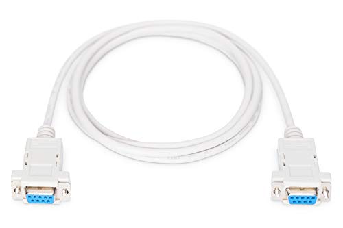 Digitus cavo Null Modem Seriale RS232 Crossover F/F 9 poli 1.8MT - Disponibile in 2-4 giorni lavorativi DIGITUS