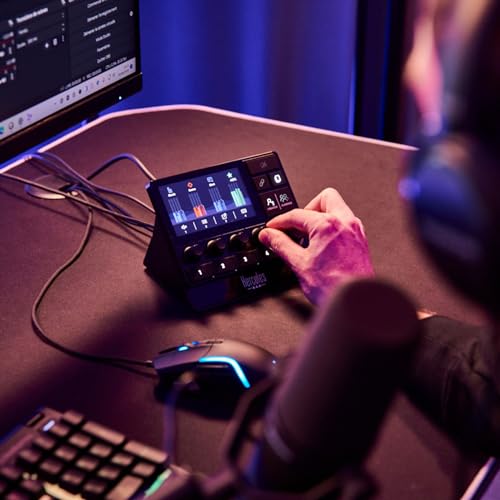 Hercules Stream 200 XLR Controller Audio 9 pulsanti Nero Hercules