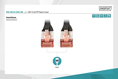 Digitus cavo di rete SFTP cat 6 doppia schermatura 10 mt DIGITUS