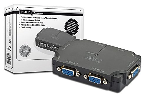 Digitus DS421201 KVM splitter 4 VGA DIGITUS