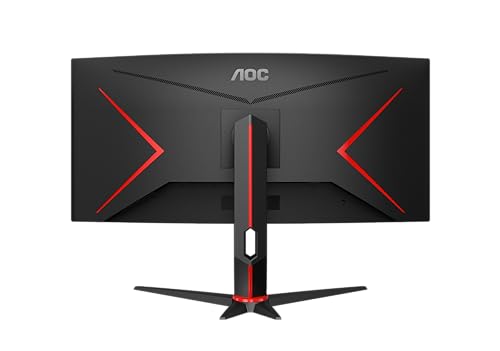 AOC CU34G2XP/BK Monitor Curvo 34" VA 180Hz WQHD 1ms HDR Multimediale USB 2*HDMI/2*DP AOC